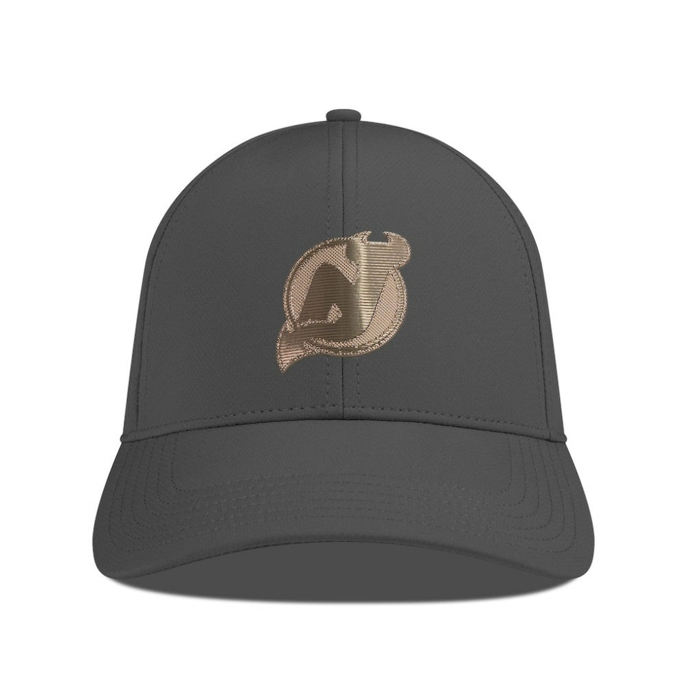 NHL Charcoal New Jersey Devils Levelwear Ascend Copper Insignia Vented Adjustable Hat
