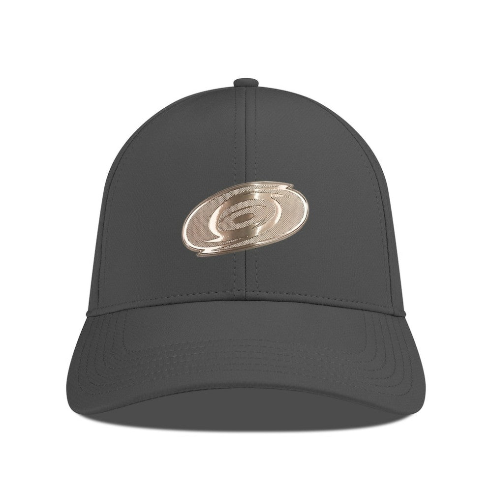 NHL Charcoal Carolina Hurricanes Levelwear Ascend Copper Insignia Vented Adjustable Hat