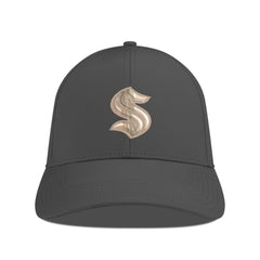NHL Charcoal Seattle Kraken Levelwear Ascend Copper Insignia Vented Adjustable Hat