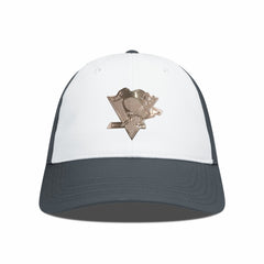 NHL White/Charcoal Pittsburgh Penguins Levelwear Endure Copper Insignia Adjustable Hat
