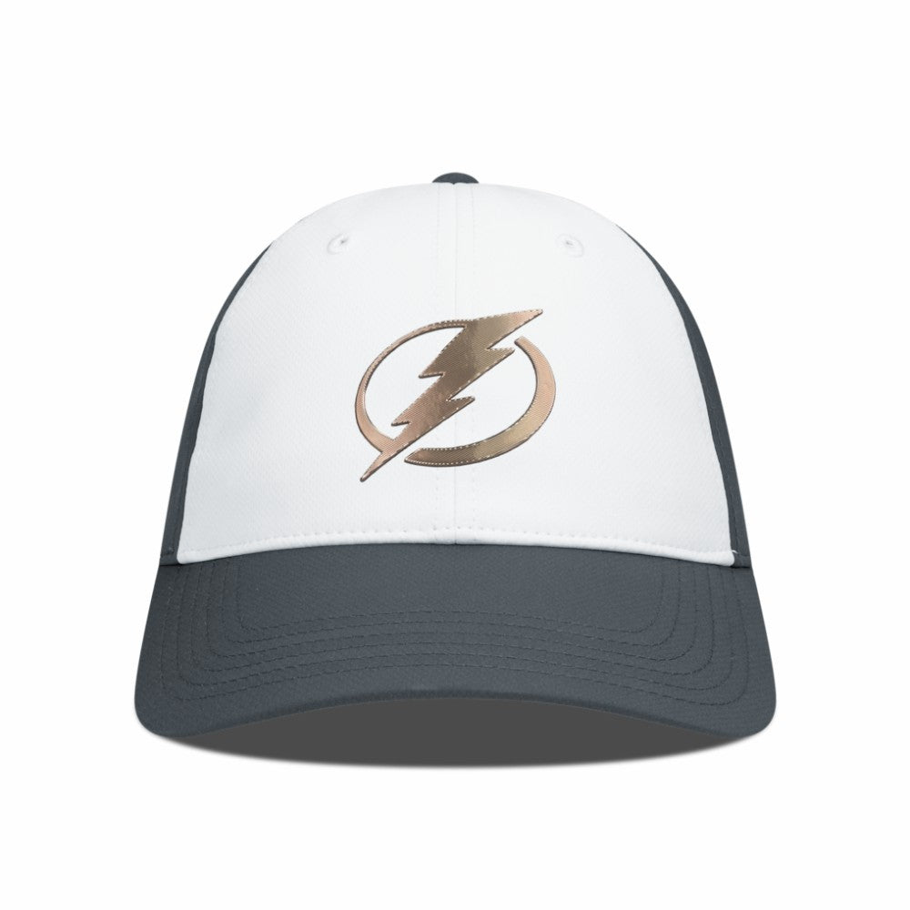 NHL White/Charcoal Tampa Bay Lightning Levelwear Endure Copper Insignia Adjustable Hat