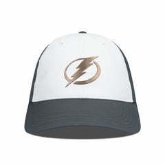 NHL White/Charcoal Tampa Bay Lightning Levelwear Endure Copper Insignia Adjustable Hat