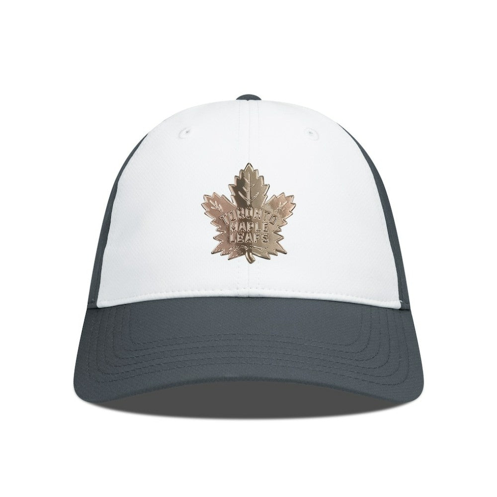 NHL White/Charcoal Toronto Maple Leafs Levelwear Endure Copper Insignia Adjustable Hat