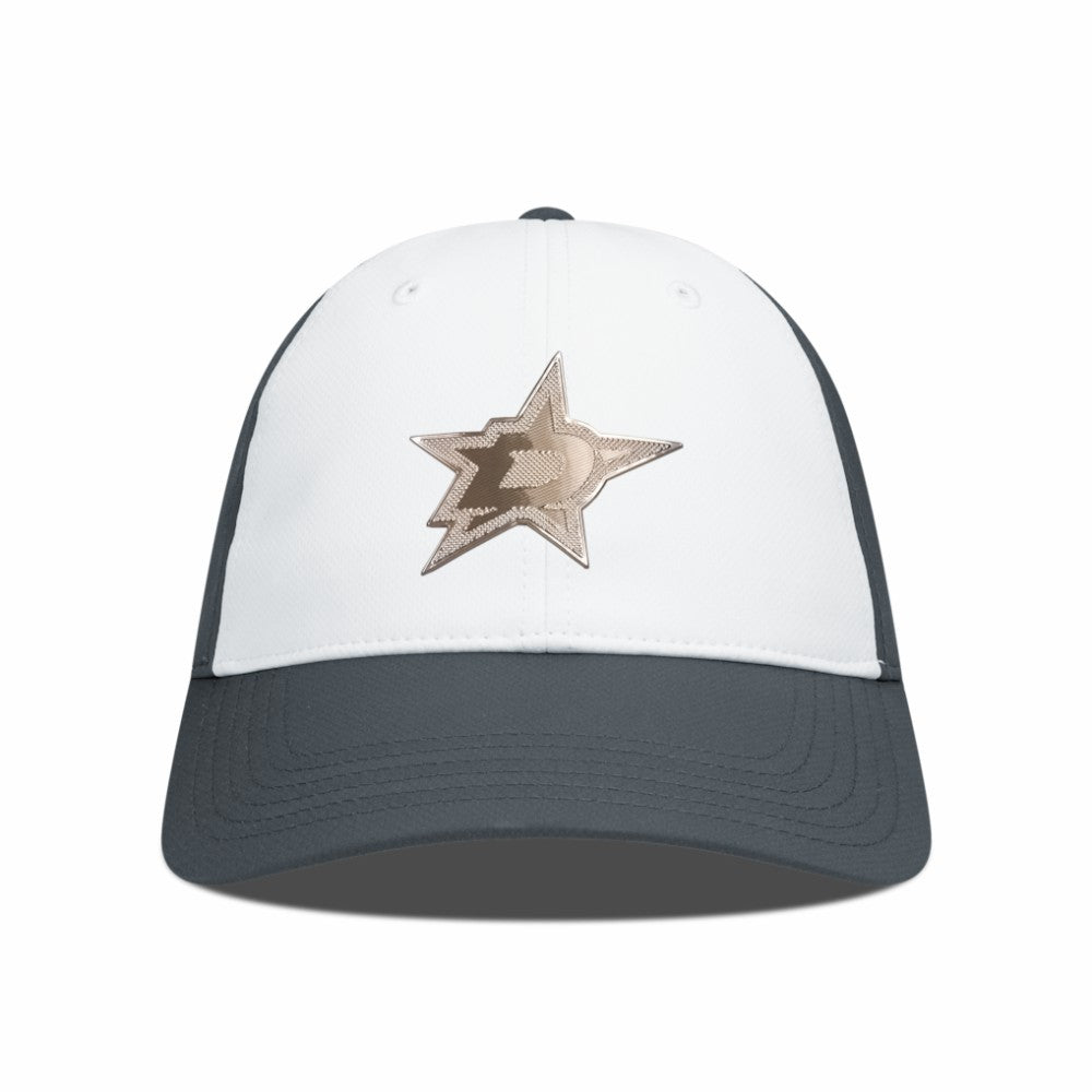 NHL White/Charcoal Dallas Stars Levelwear Endure Copper Insignia Adjustable Hat