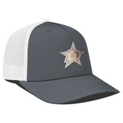 NHL Charcoal/White Dallas Stars Levelwear Signal Copper Insignia Trucker Adjustable Hat