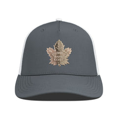 NHL Charcoal/White Toronto Maple Leafs Levelwear Signal Copper Insignia Trucker Adjustable Hat
