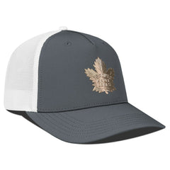 NHL Charcoal/White Toronto Maple Leafs Levelwear Signal Copper Insignia Trucker Adjustable Hat