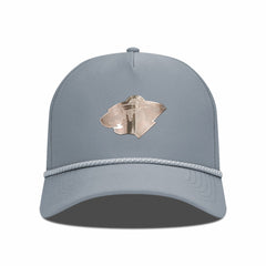 NHL Gray Minnesota Wild Levelwear Gordon Copper Insignia Vented Adjustable Hat