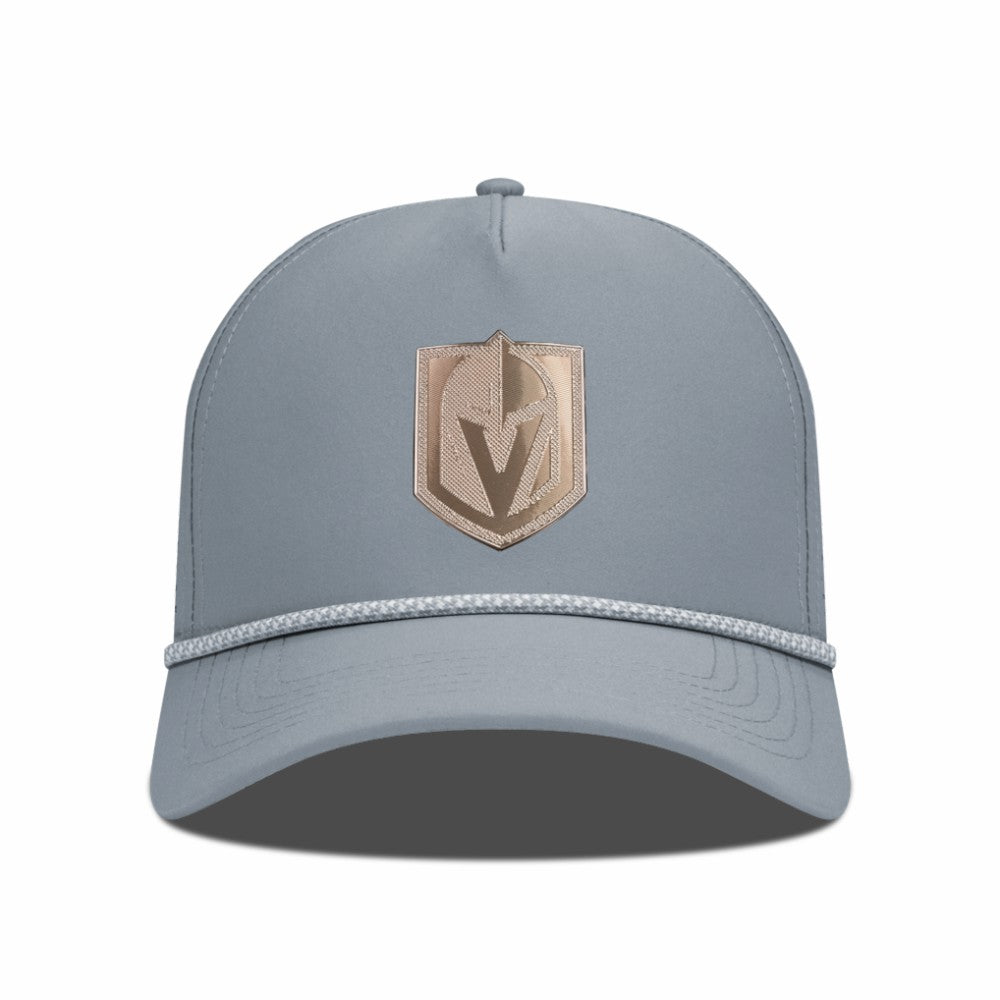 NHL Gray Vegas Golden Knights Levelwear Gordon Copper Insignia Vented Adjustable Hat