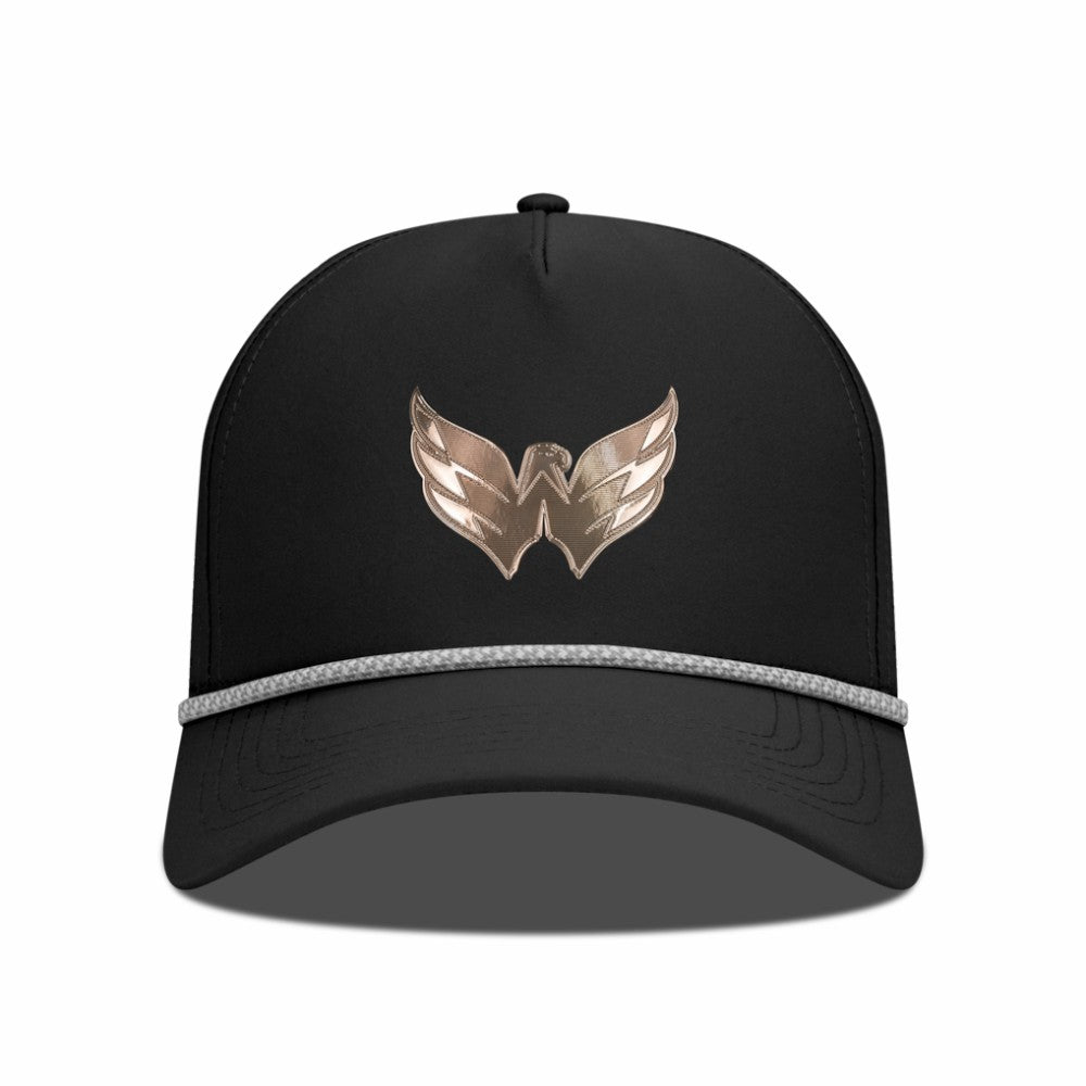 NHL Black Washington Capitals Levelwear Gordon Copper Insignia Vented Adjustable Hat