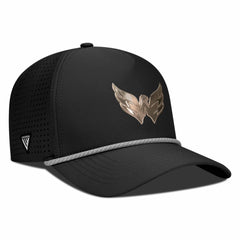 NHL Black Washington Capitals Levelwear Gordon Copper Insignia Vented Adjustable Hat