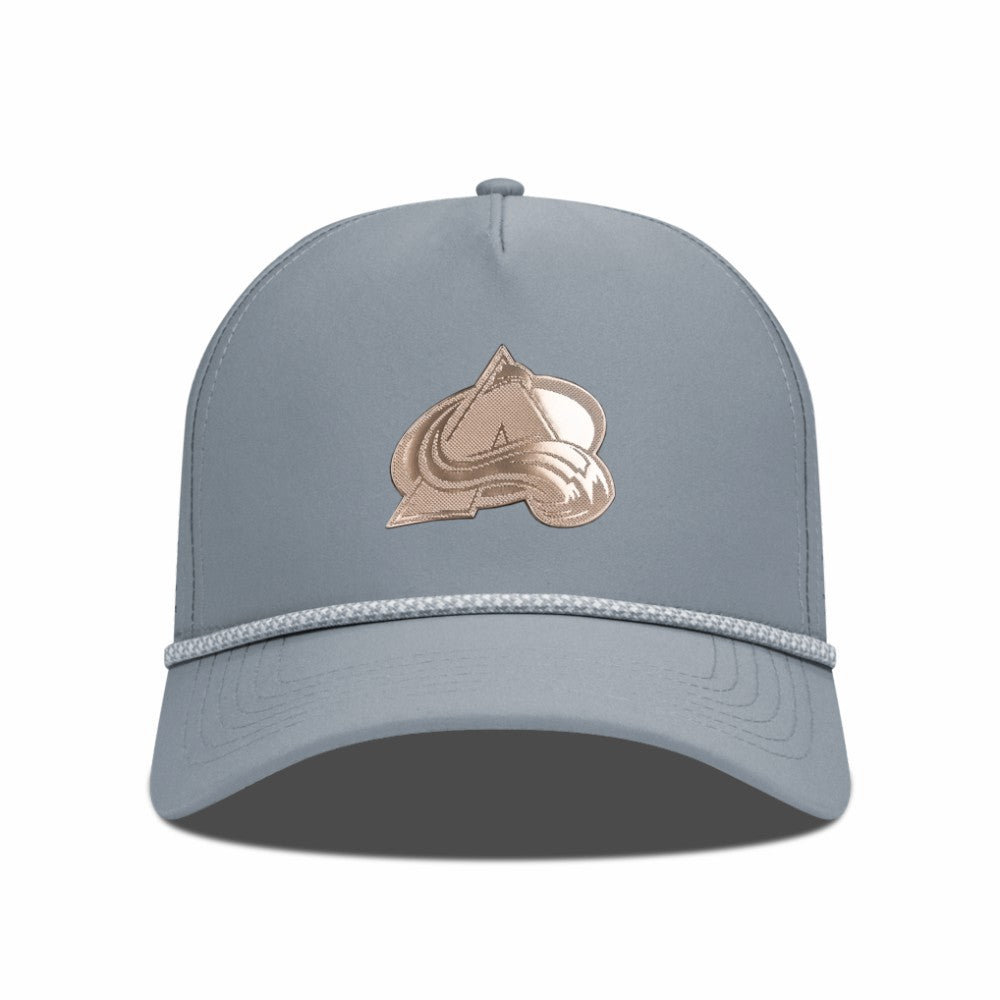 NHL Gray Colorado Avalanche Levelwear Gordon Copper Insignia Vented Adjustable Hat