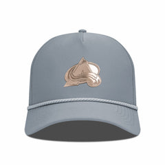 NHL Gray Colorado Avalanche Levelwear Gordon Copper Insignia Vented Adjustable Hat