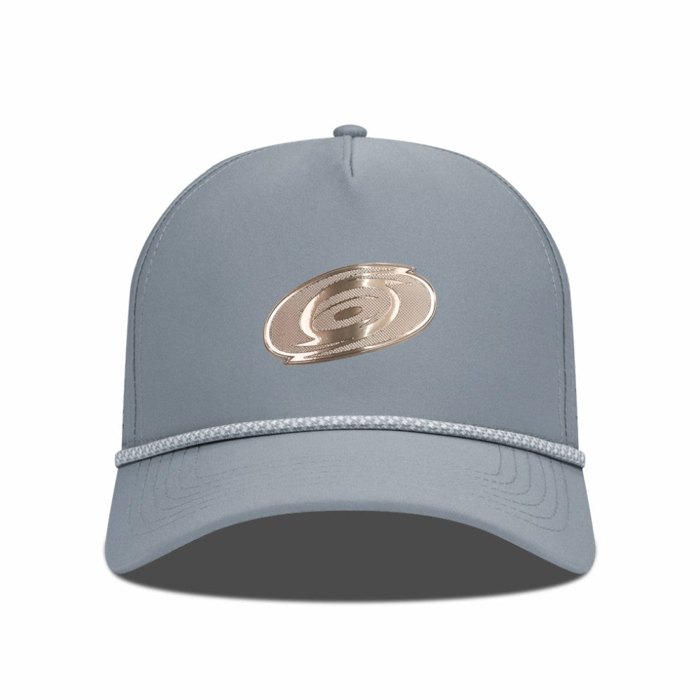 NHL Gray Carolina Hurricanes Levelwear Gordon Copper Insignia Vented Adjustable Hat
