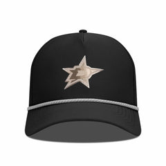 NHL Black Dallas Stars Levelwear Gordon Copper Insignia Vented Adjustable Hat
