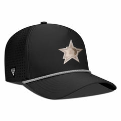 NHL Black Dallas Stars Levelwear Gordon Copper Insignia Vented Adjustable Hat