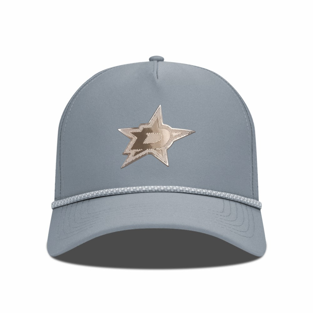 NHL Gray Dallas Stars Levelwear Gordon Copper Insignia Vented Adjustable Hat