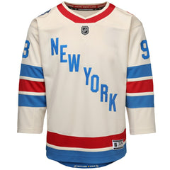 NHL White Mika Zibanejad New York Rangers Outerstuff Youth 2026 NHL Winter Classic Premier Jersey