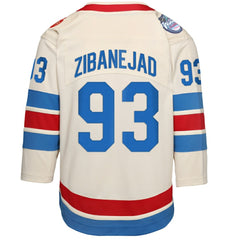 NHL White Mika Zibanejad New York Rangers Outerstuff Youth 2026 NHL Winter Classic Premier Jersey