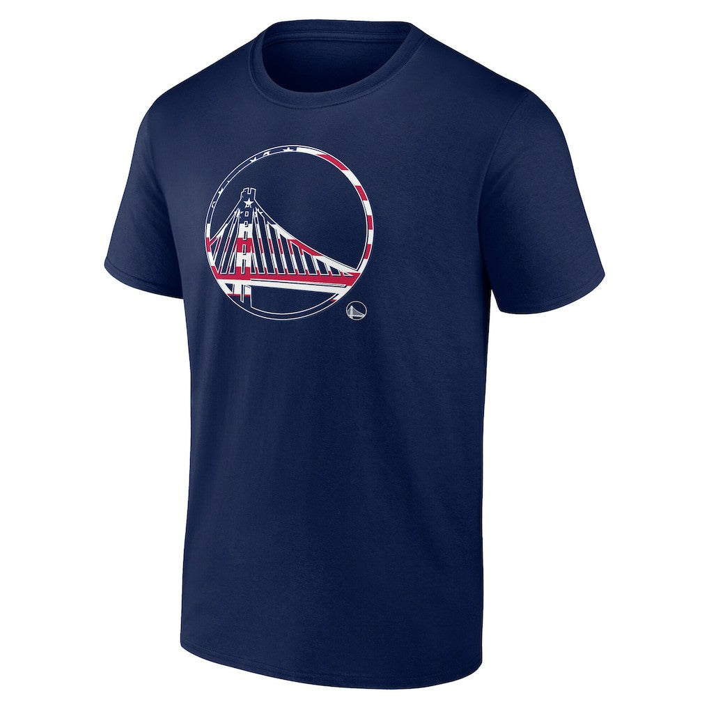 NBA Golden State Warriors Flag Logo T-Shirt sale