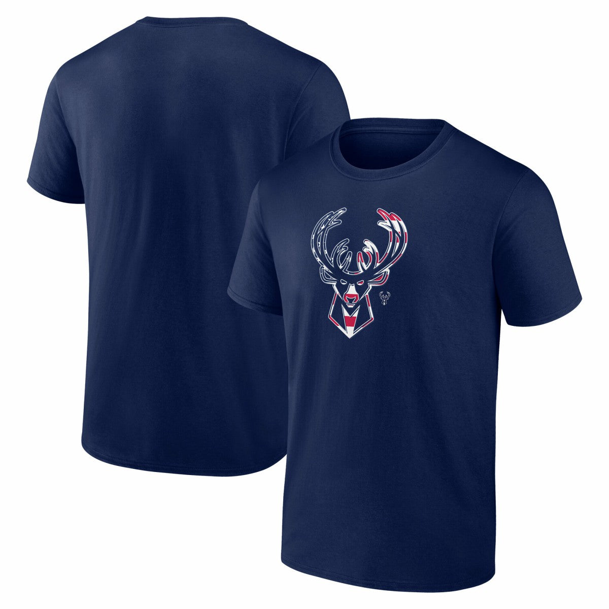 NBA Milwaukee Bucks Flag Logo T-Shirt