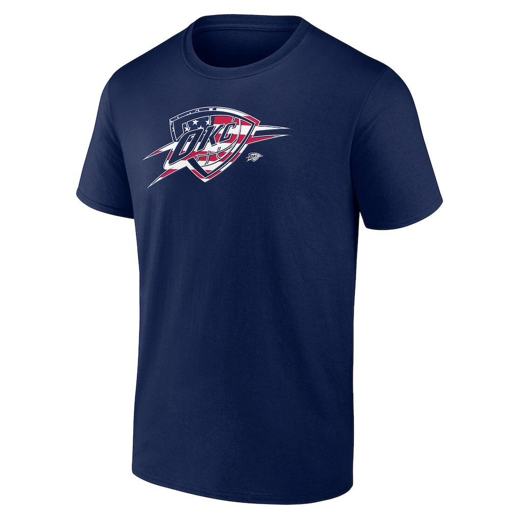 NBA Oklahoma City Thunder Flag Logo T-Shirt