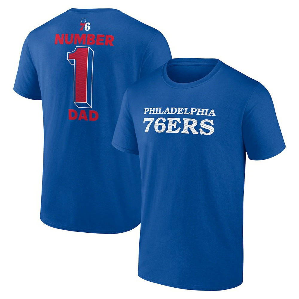 NBA Philadelphia 76ers #1 Dad Jersey T-Shirt