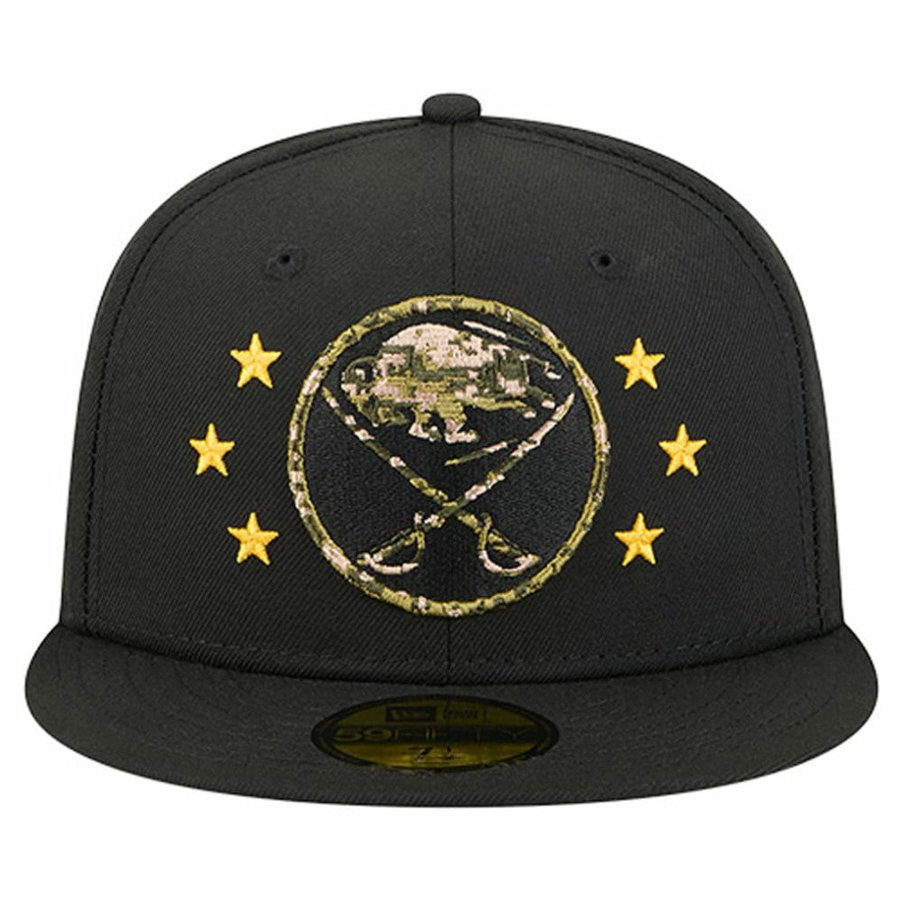 NHL Black Buffalo Sabres New Era Military Appreciation Digital Camo Stars 59FIFTY Fitted Hat