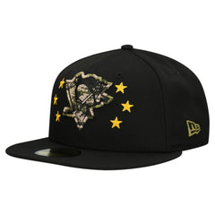 NHL Black Pittsburgh Penguins New Era Military Appreciation Digital Camo Stars 59FIFTY Fitted Hat