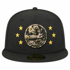 NHL Black New York Islanders New Era Military Appreciation Digital Camo Stars 59FIFTY Fitted Hat