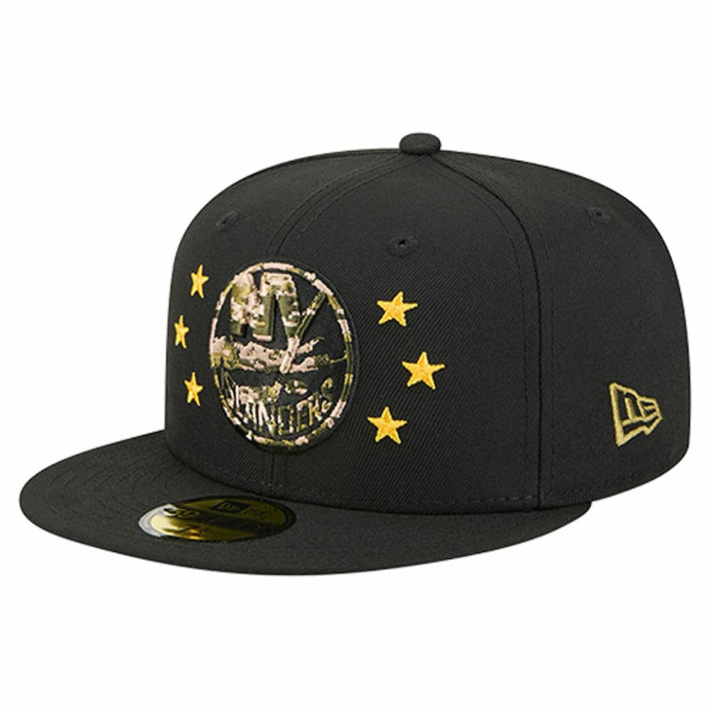 NHL Black New York Islanders New Era Military Appreciation Digital Camo Stars 59FIFTY Fitted Hat