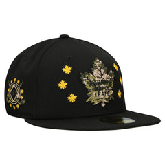 NHL Black Toronto Maple Leafs New Era Military Appreciation Digital Camo Stars 59FIFTY Fitted Hat