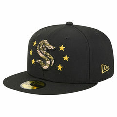 NHL Black Seattle Kraken New Era Military Appreciation Digital Camo Stars 59FIFTY Fitted Hat