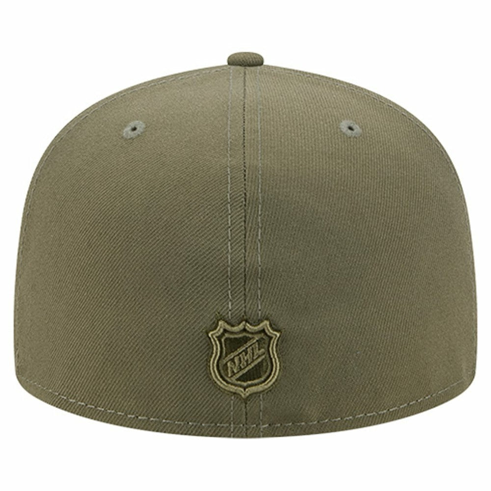 NHL Olive Washington Capitals New Era Military Appreciation Flag 59FIFTY Fitted Hat