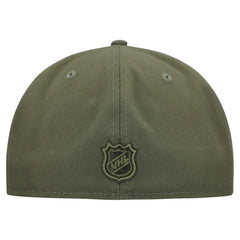 NHL Olive Minnesota Wild New Era Military Appreciation Flag 59FIFTY Fitted Hat