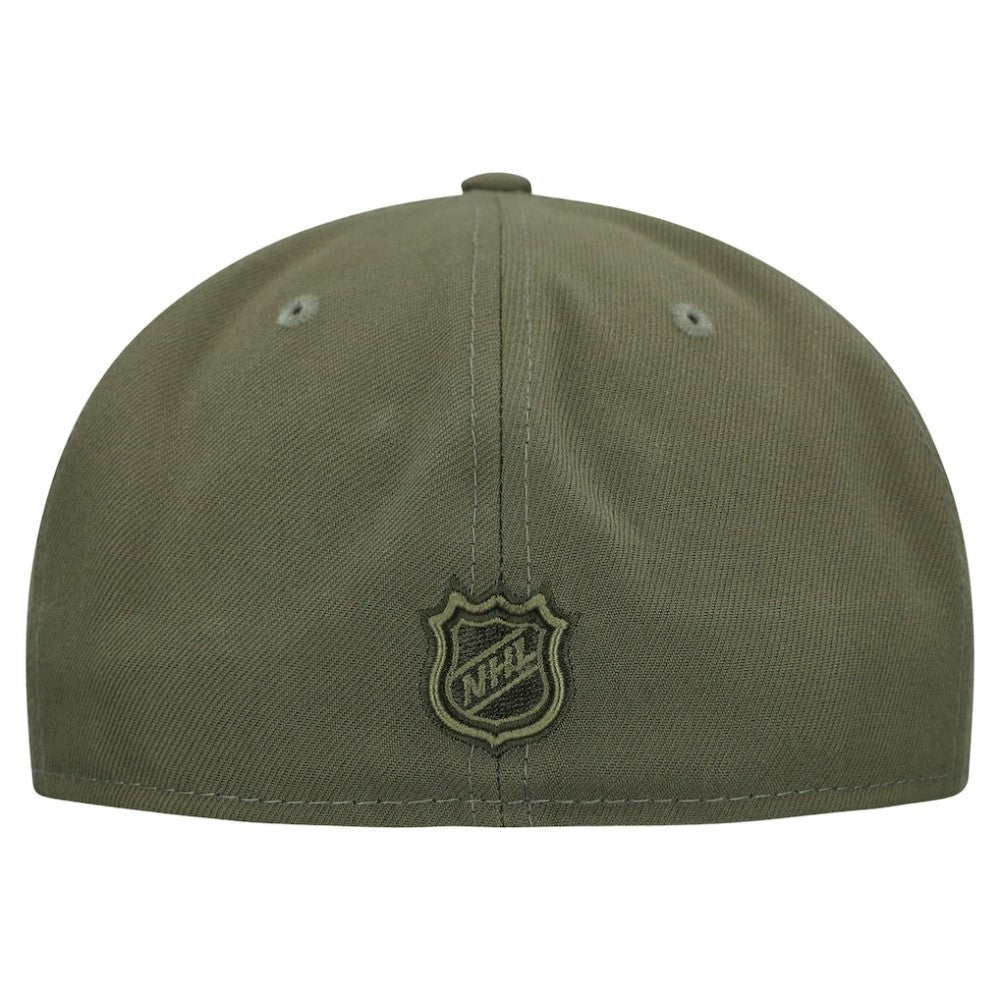 NHL Olive Detroit Red Wings New Era Military Appreciation Flag 59FIFTY Fitted Hat