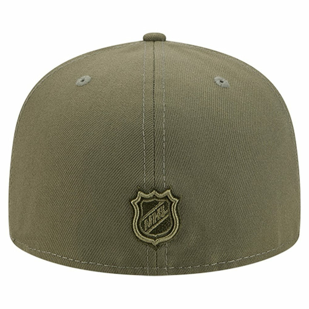 NHL Olive Philadelphia Flyers New Era Military Appreciation Flag 59FIFTY Fitted Hat
