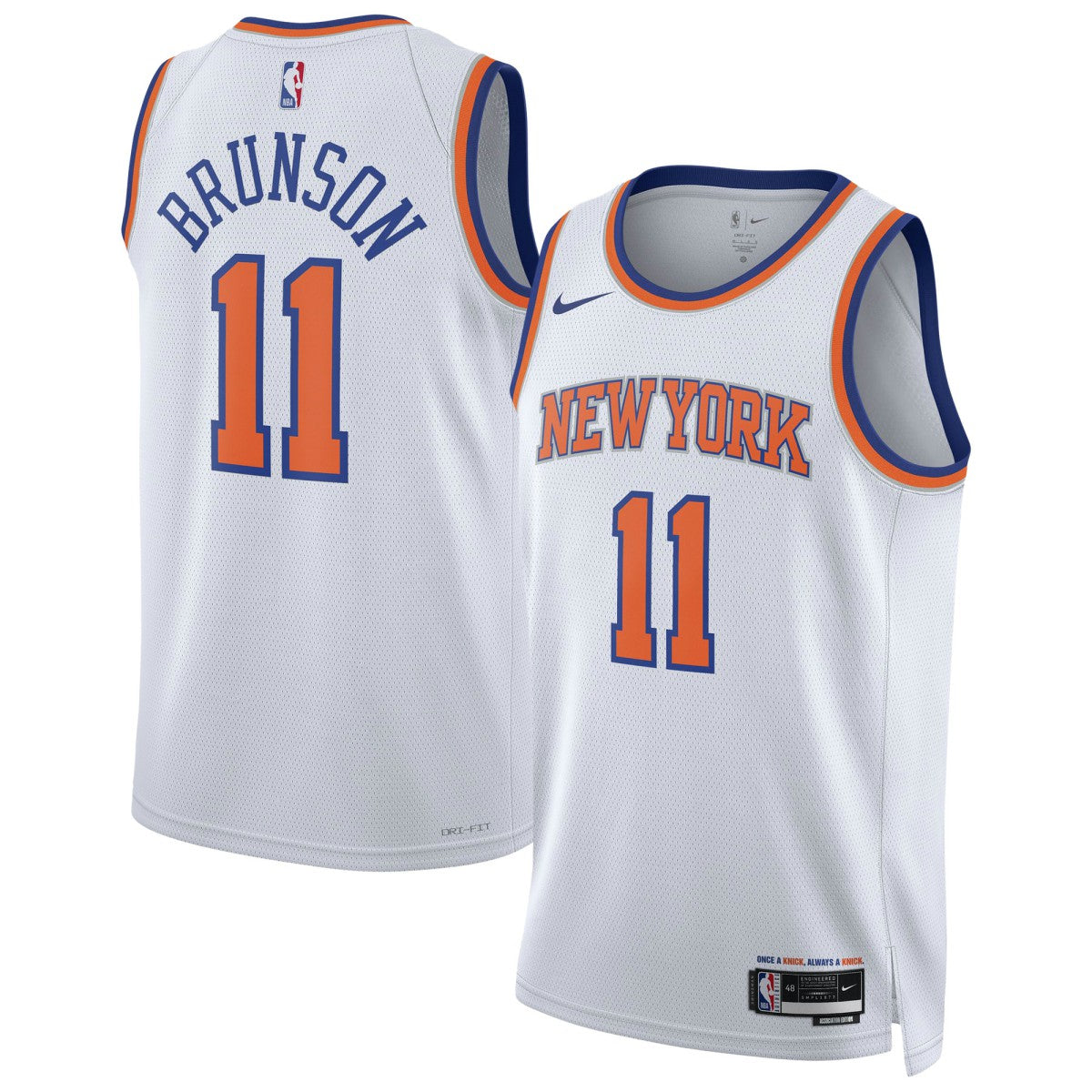 NBA Jalen Brunson New York Knicks Unisex Swingman Jersey