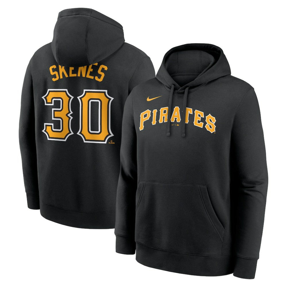 MLB Paul Skenes Pittsburgh Pirates Nike Player Name & Number Club Fleece Pullover Hoodie