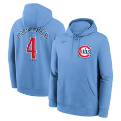 MLB Pete Crow-Armstrong Chicago Cubs Nike Player Name & Number Club Fleece Pullover Hoodie
