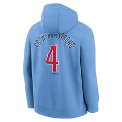 MLB Pete Crow-Armstrong Chicago Cubs Nike Player Name & Number Club Fleece Pullover Hoodie