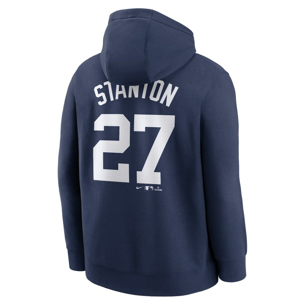 MLB Giancarlo Stanton New York Yankees Nike Player Name & Number Club Fleece Pullover Hoodie