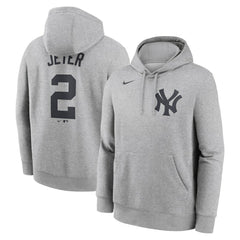 MLB Derek Jeter New York Yankees Nike Player Name & Number Club Fleece Pullover Hoodie