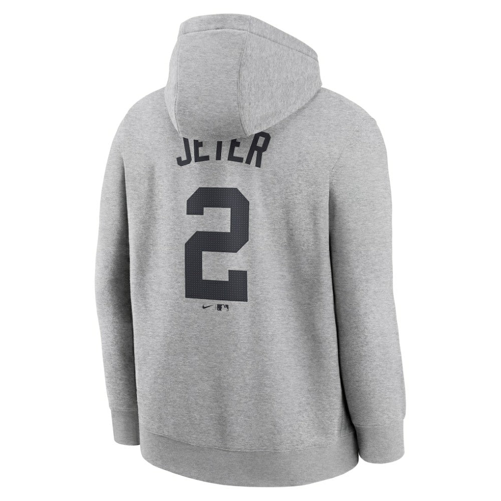 MLB Derek Jeter New York Yankees Nike Player Name & Number Club Fleece Pullover Hoodie