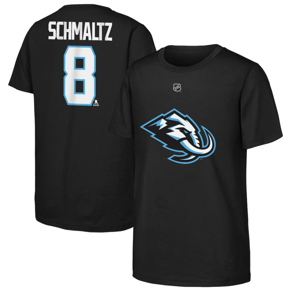 NHL Black Nick Schmaltz Utah Mammoth Outerstuff Name & Number T-Shirt