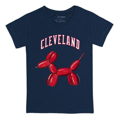 MLB Cleveland Guardians Tiny Turnip Youth Balloon Dog T-Shirt
