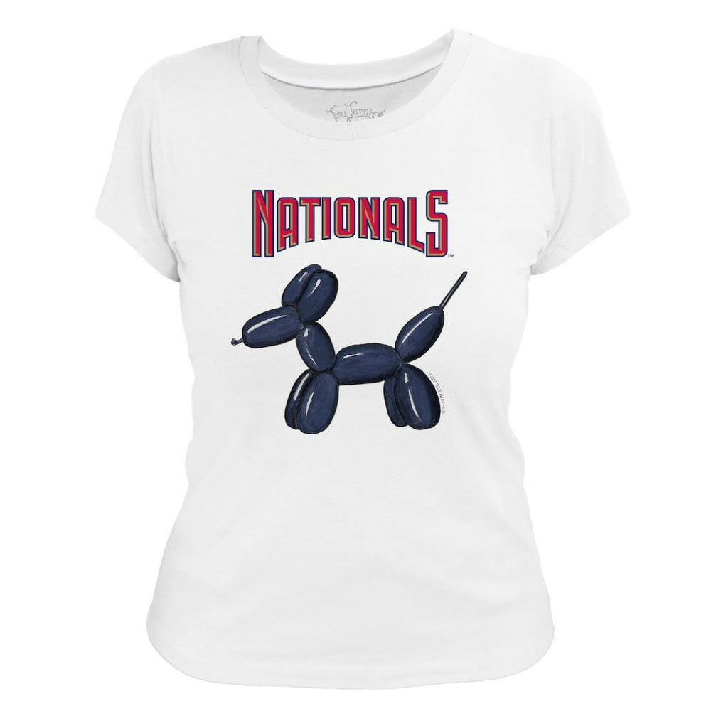 MLB Washington Nationals Tiny Turnip Women's Balloon Dog T-Shirt