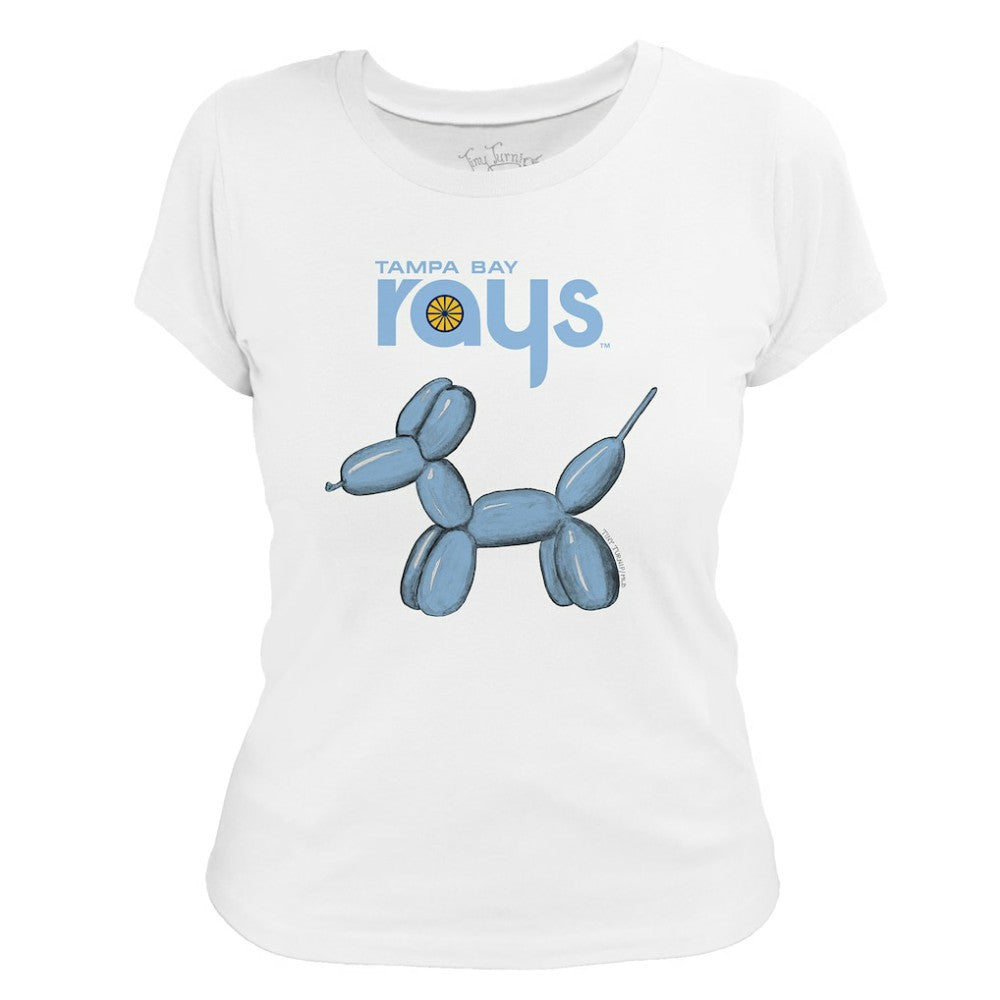 MLB Tampa Bay Rays Tiny Turnip Women's Balloon Dog T-Shirt