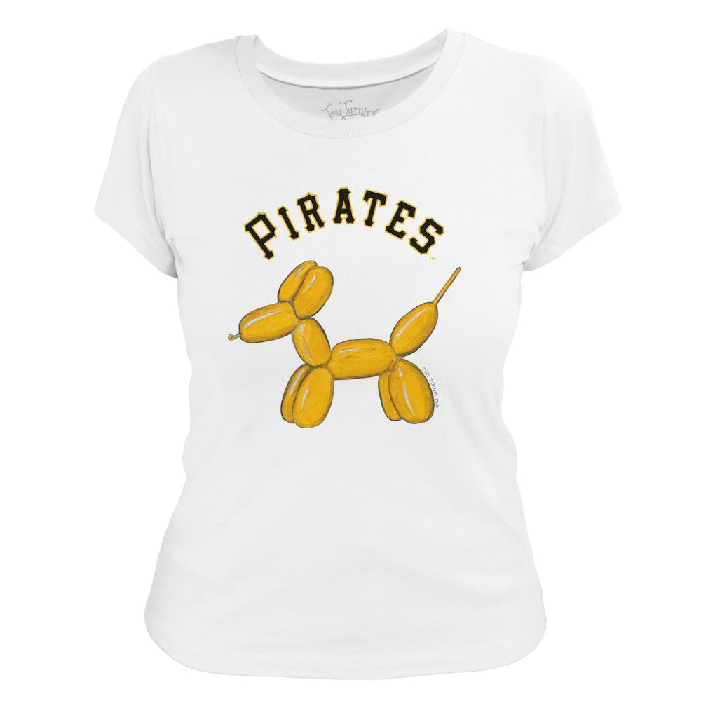 MLB Pittsburgh Pirates Tiny Turnip Women's Balloon Dog T-Shirt