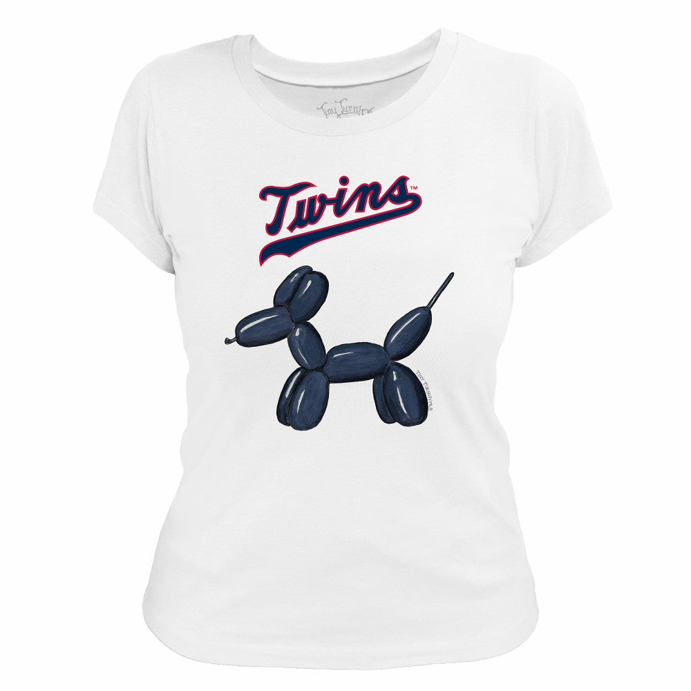 MLB Minnesota Twins Tiny Turnip Women's Balloon Dog T-Shirt